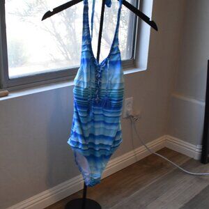 Venus Halter One Piece Bathing Suit Size 10